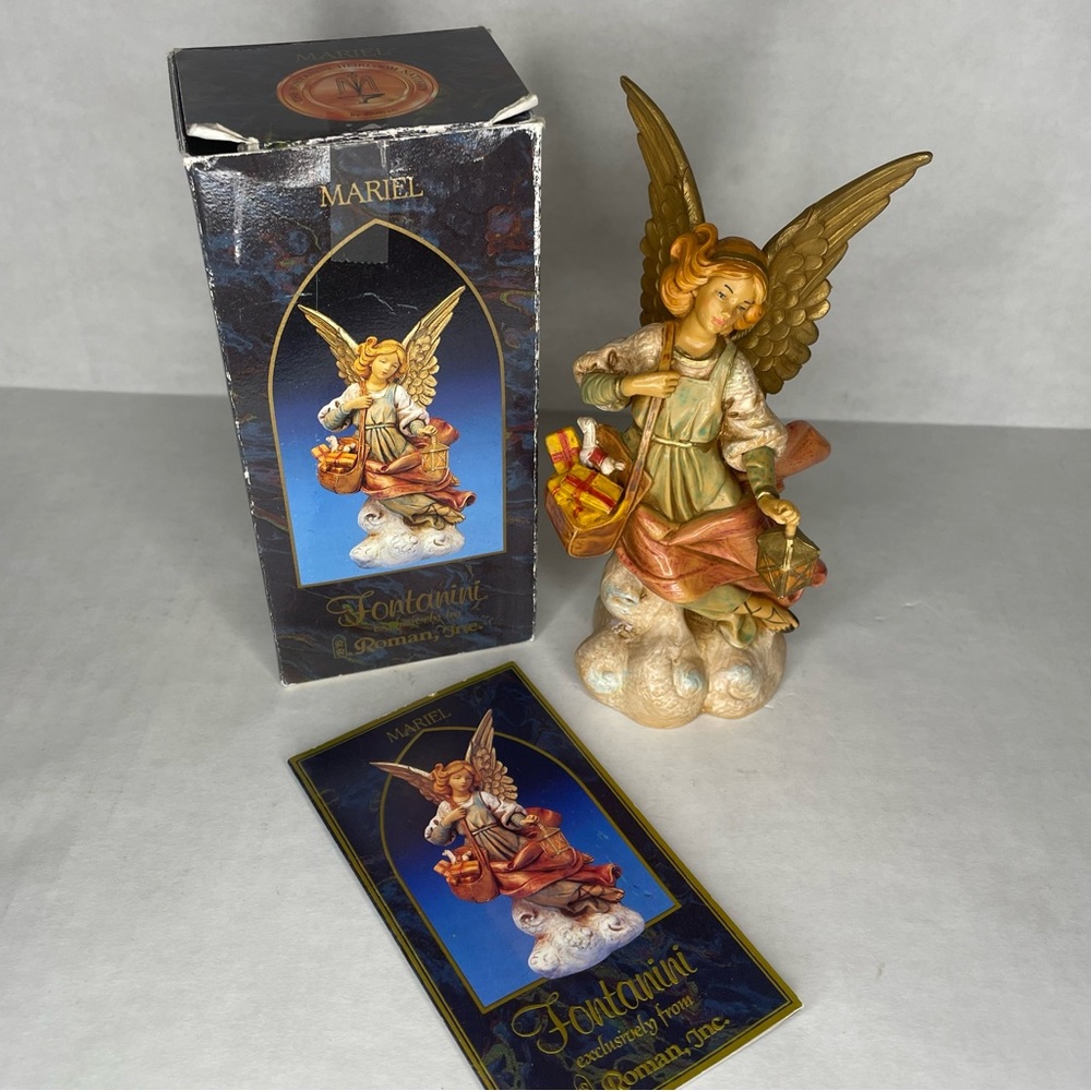 VTG 1996 Fontanini Mariel Caring Angel 5” Nativity Figure Made In Italy